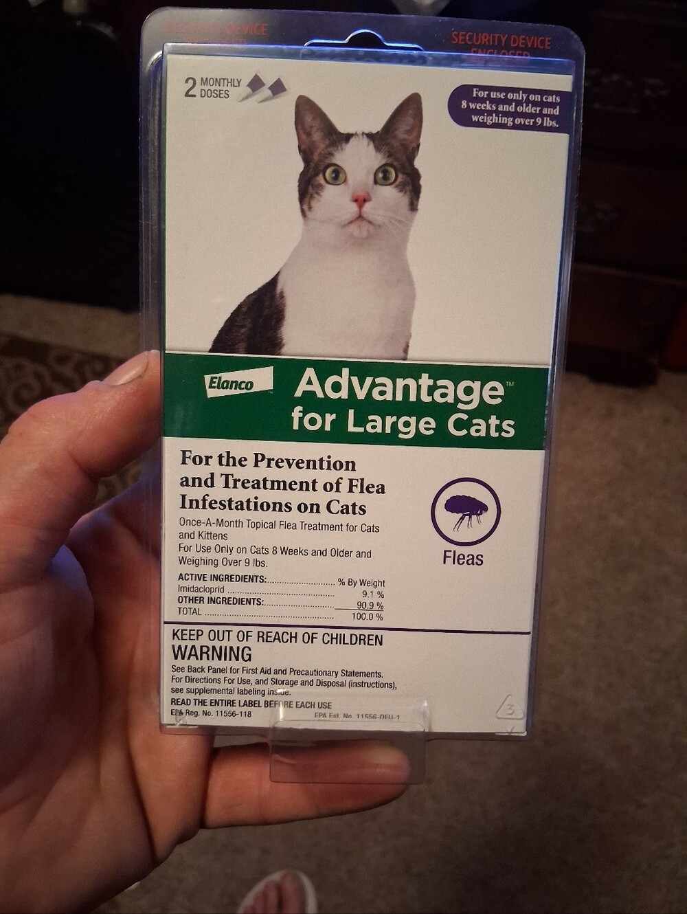 Advantage Flea Treatment And Prevention For Cats
